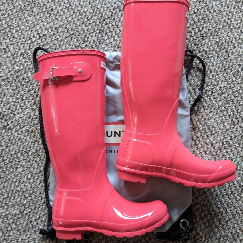 Hunter original gloss tall rain boot - Picture 2 of 5